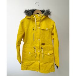 ◆◆ HORSEFEATHERS ホースフェザーズ レディース スキーウェア ジャケット Sサイズ イエロー Sランク