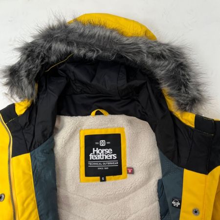  HORSEFEATHERS ホースフェザーズ レディース スキーウェア ジャケット Sサイズ イエロー
