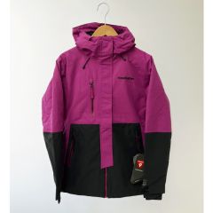 Hosefeathers レディース　スキーウェア(ジャケット) XS SAOW177D パープル×ブラック Sランク