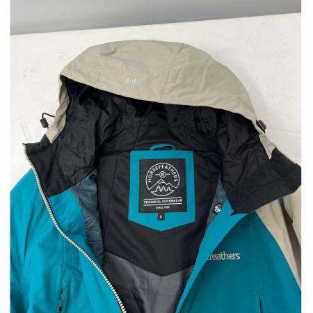  Hosefeathers スキーウェア Sサイズ タグ付 ターコイズブルーベージュ