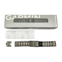 ◆◆ GARMIN ガーミン 腕時計 替えベルト  クイックフィット F6  22mm 101-12863-19 カーボングレーDLCチタン Sランク