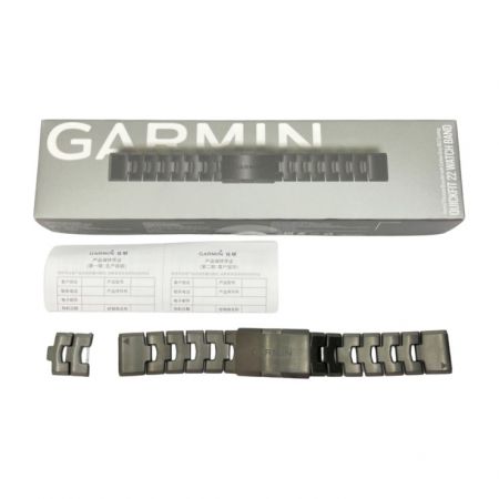  GARMIN ガーミン 腕時計 替えベルト  クイックフィット F6  22mm 101-12863-19 カーボングレーDLCチタン