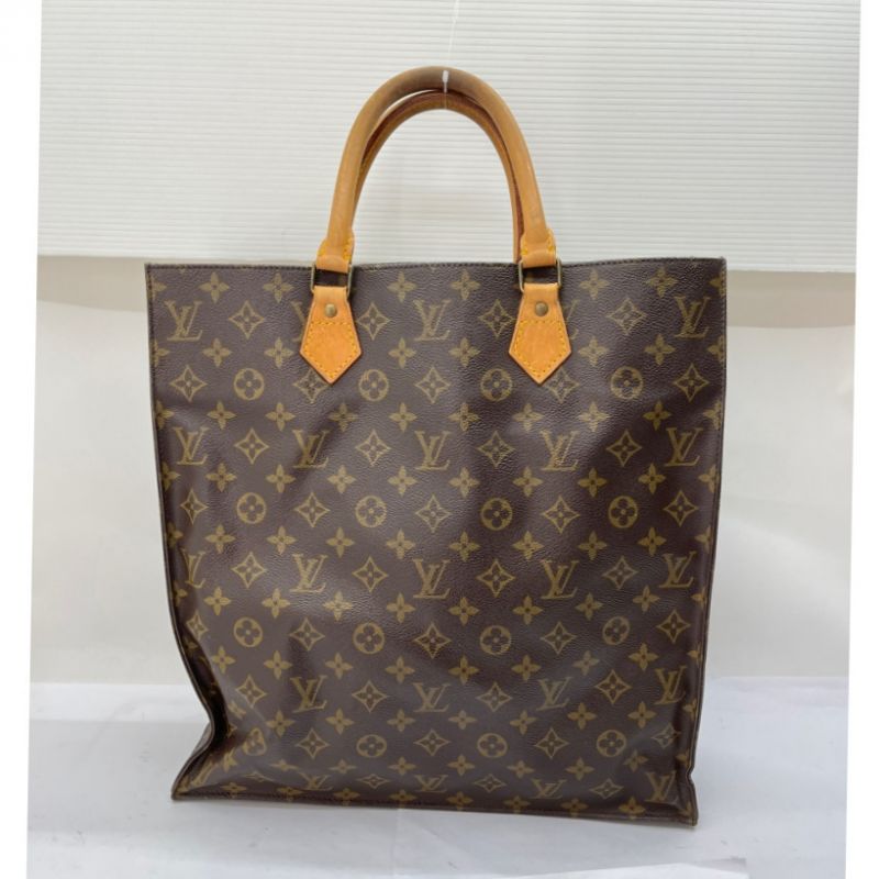 中古】 LOUIS VUITTON ルイヴィトン モノグラム サックプラ トート