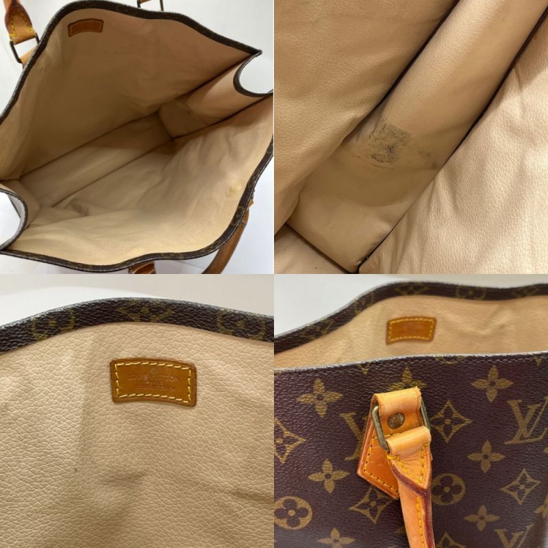 中古】 LOUIS VUITTON ルイヴィトン モノグラム サックプラ トート