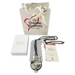 ◆◆ Vivienne Westwood ヴィヴィアン・ウエストウッド オイルライター　チェーン付き メタル Aランク