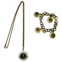 ◆◆ Roberta di Camerino ロベルタディカメリーノ ネックレス・ブレスレット　2点セット Bランク