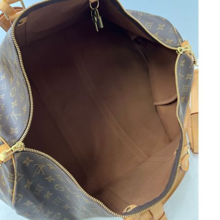  LOUIS VUITTON ルイヴィトン モノグラム キーポル55 ボストンバッグ ショルダーストラップ付 M41414 ブラウン系