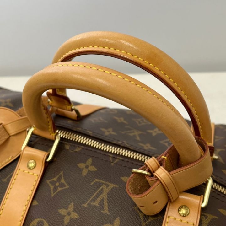 LOUIS VUITTON ルイヴィトン モノグラム キーポル55 ボストンバッグ ショルダーストラップ付 M41414  ブラウン系｜中古｜なんでもリサイクルビッグバン