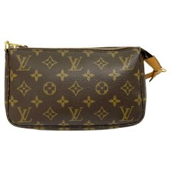 ◆◆ LOUIS VUITTON ルイヴィトン モノグラム　ポシェット・アクセソワール　ポーチ M51980 ブラウン Aランク