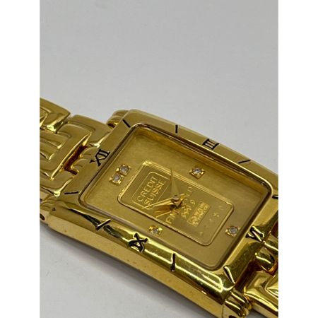  CREDIT SUISSE エルジン　腕時計　K24　999.9　インゴット1ｇ FK-928-C