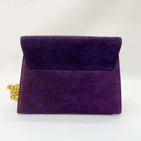  Salvatore Ferragamo サルヴァトーレフェラガモ ショルダーバッグ チェーン 日焼け有り　 パープル