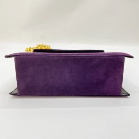  Salvatore Ferragamo サルヴァトーレフェラガモ ショルダーバッグ チェーン 日焼け有り　 パープル