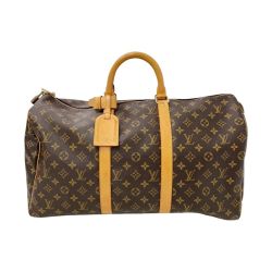 ◆◆ LOUIS VUITTON ルイヴィトン モノグラム キーポル 50 ボストンバッグ M41426 ブラウン Bランク