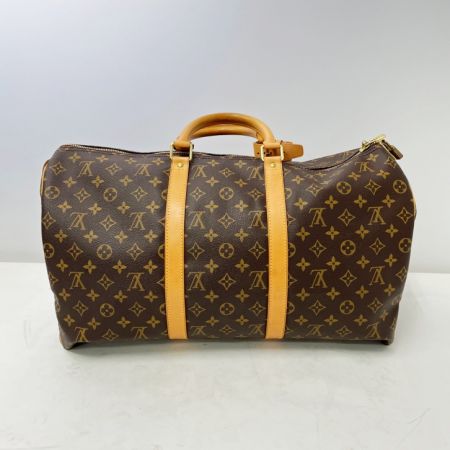  LOUIS VUITTON ルイヴィトン モノグラム キーポル 50 ボストンバッグ M41426 ブラウン