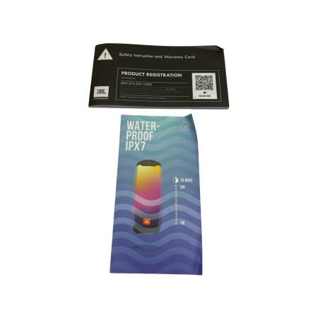  JBL ジェー・ビー・エル ポータブルBluetoothスピーカー PULSE 4 イルミネーション機能 TypeCケーブル欠品 PULSE 4