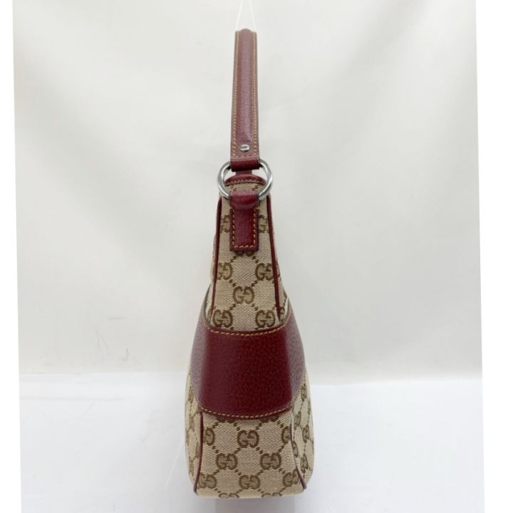 GUCCI グッチ ハンドバッグ キャンバス×レザー 113012-002122 ベージュ  