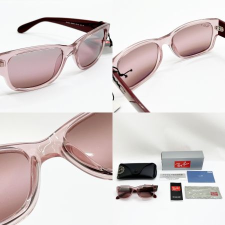  RAY-BAN レイバン サングラス セルフレーム ケース付 RB4388 ピンク