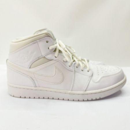  NIKE ナイキ AIR JORDAN 1 MID スニーカー 28.0cm US10 554724-110 ホワイト