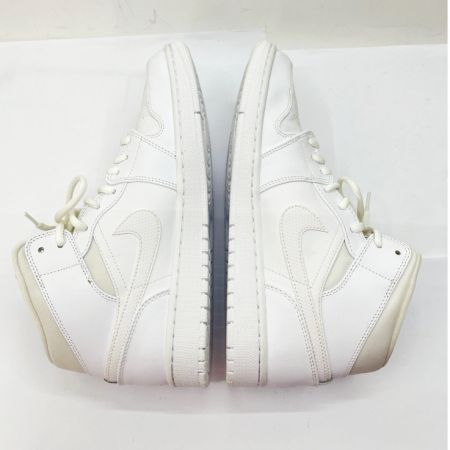  NIKE ナイキ AIR JORDAN 1 MID スニーカー 28.0cm US10 554724-110 ホワイト