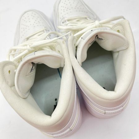  NIKE ナイキ AIR JORDAN 1 MID スニーカー 28.0cm US10 554724-110 ホワイト