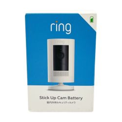 ◆◆ Ring Stick Up Cam Battery 充電式セキュリティカメラ 屋内外用 防犯カメラ Nランク
