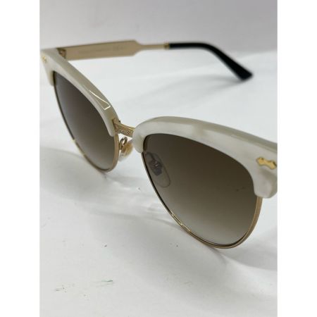  GUCCI グッチ サングラス　シェル　グラデーション GG4283 ホワイト×ゴールド