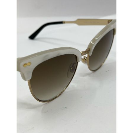  GUCCI グッチ サングラス　シェル　グラデーション GG4283 ホワイト×ゴールド