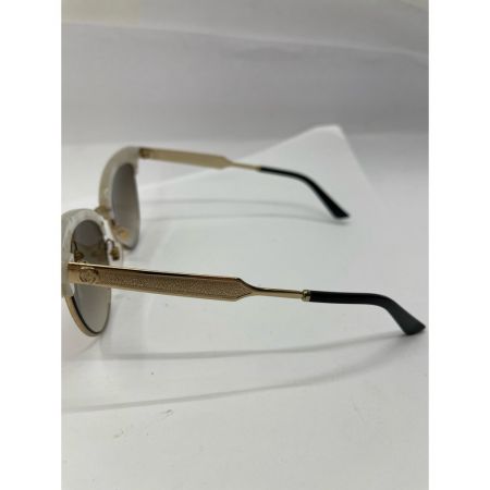  GUCCI グッチ サングラス　シェル　グラデーション GG4283 ホワイト×ゴールド