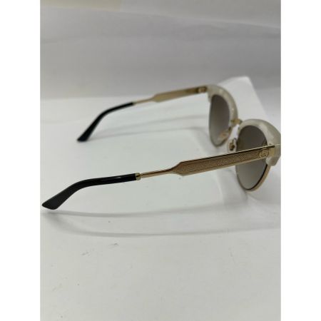  GUCCI グッチ サングラス　シェル　グラデーション GG4283 ホワイト×ゴールド