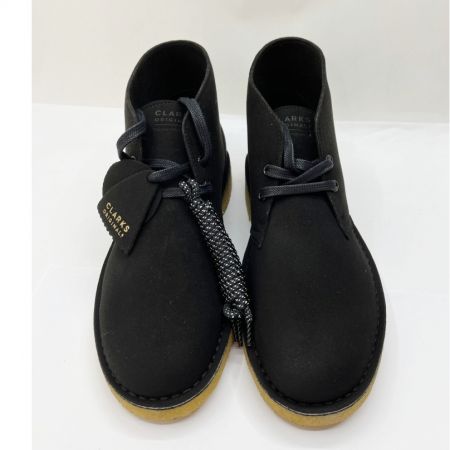  CLARKS クラークス 靴 デザートブーツ 25.5cm スエード ブラック