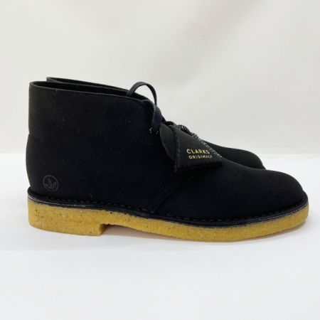  CLARKS クラークス 靴 デザートブーツ 25.5cm スエード ブラック