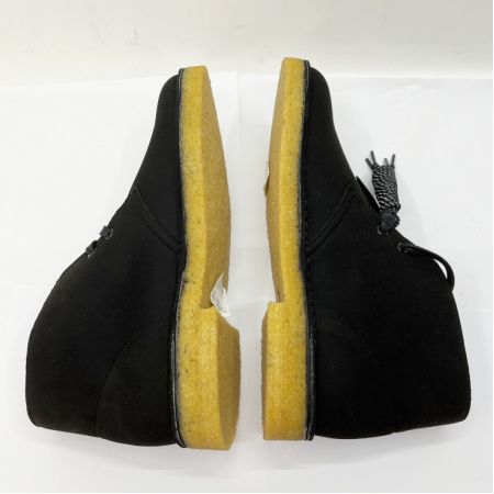  CLARKS クラークス 靴 デザートブーツ 25.5cm スエード ブラック