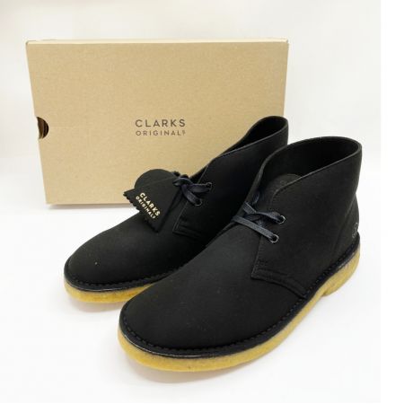  CLARKS クラークス 靴 デザートブーツ 26.0cm スエード ブラック