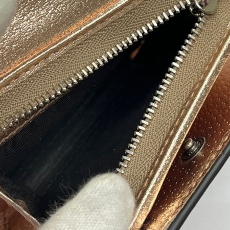  GUCCI グッチ 3つ折り財布 ディオニュソス 財布  627073-1TR0R-7759 メタリックブロンズ系