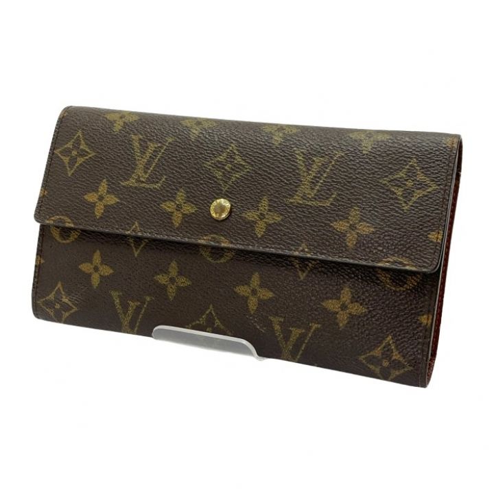 LOUIS VUITTON ルイヴィトン 3つ折り長財布 モノグラム ポルト トレゾール インターナショナル M61215  ブラウン系｜中古｜なんでもリサイクルビッグバン