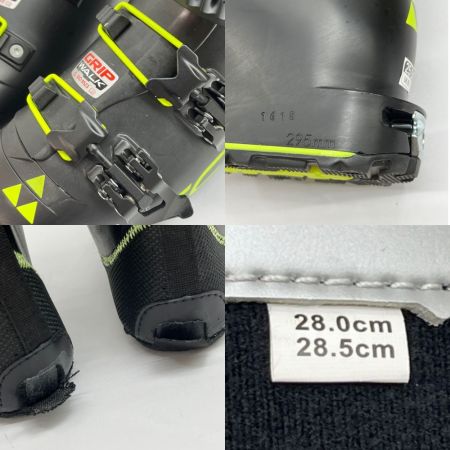  FISCHER フィッシャー(スキー)  スキーブーツ  25.5cm ソールサイズ295mm GRIP WALK/vibramソール Flex130 バックカントリー ブラック×グリーン
