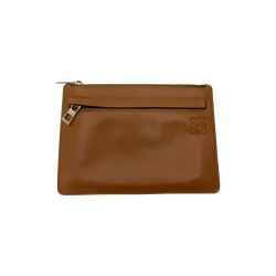 ◆◆ LOEWE ロエベ ポーチ マルチケース　パスケース　カード入れ　レザー ブラウン Bランク