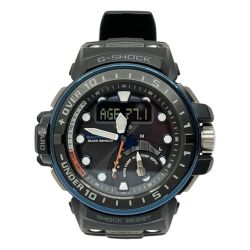◆◆ CASIO カシオ G-SHOCK 腕時計 タフソーラー ガルフマスター GWN-Q1000A ブラック系 Bランク