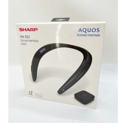 ◆◆ SHARP シャープ ヘッドホン ワイヤレスネックスピーカー  AN-SS1 ブラック Sランク