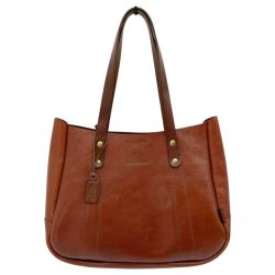 ◆◆ HERZ ヘルツ レザー トートバッグ ブラウン Bランク