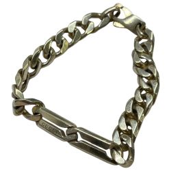 ◆◆ GUCCI グッチ ノットブレスレット　ブレス　シルバー　喜平 Bランク