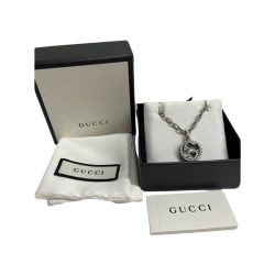 ◆◆ GUCCI グッチ ロッキングG　ネックレス　シルバー 4217G8402 Bランク