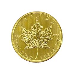 ◆◆ 金貨 カナダメイプルリーフ 金貨 K24 31.1g1OZ Bランク