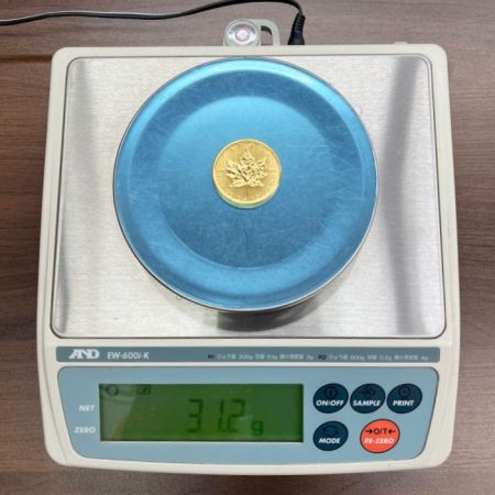  金貨 カナダメイプルリーフ 金貨 K24 31.1g1OZ