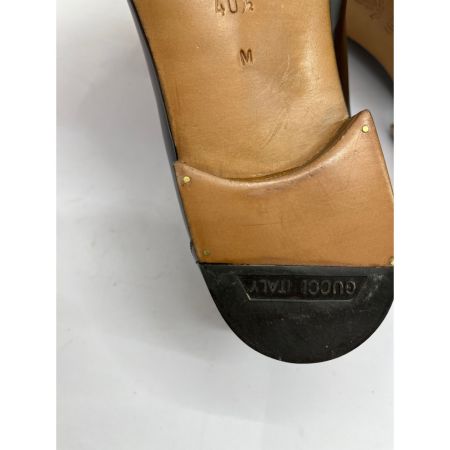  GUCCI グッチ 25.5㎝　ローファー　靴　シェリー 110.097.1095 ブラック