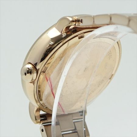  MARC JACOBS マークジェイコブス クォーツ コマ付 ステンレススチール ブラウン コマ5個 MJ3489