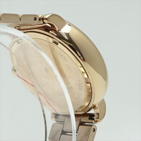  MARC JACOBS マークジェイコブス クォーツ コマ付 ステンレススチール ブラウン コマ5個 MJ3489