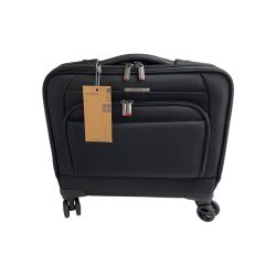 ◆◆ Samsonite サムソナイト スピナーモバイルオフィス　キャスター付き　ビジネスバッグ ブラック Aランク