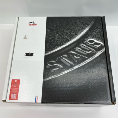  STAUB ストウブ ピコ ココット ラウンド 両手鍋　ほうろう 22cm 2.6L IH対応 ブルーベリー