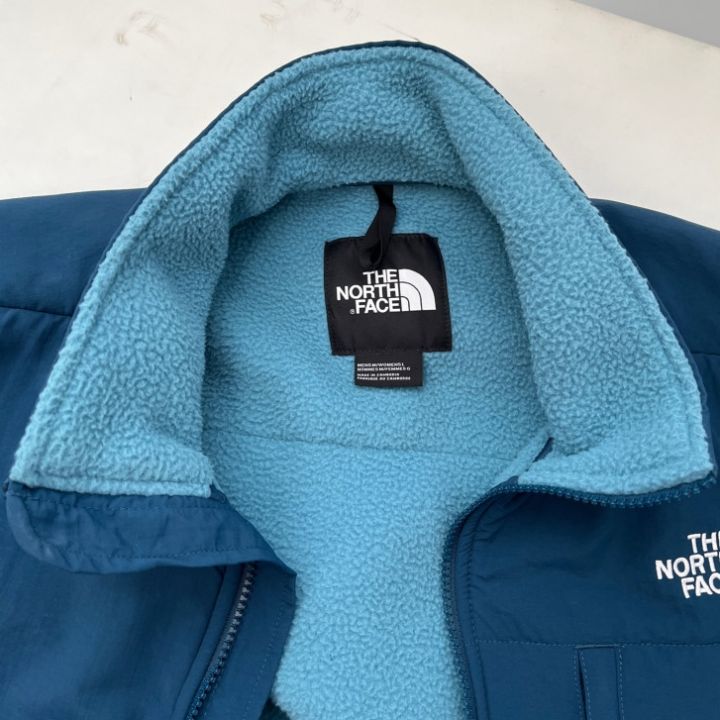 THE NORTH FACE ザノースフェイス フリースジャケット フルジップジャケト Mサイズ NF0A4QYJ  ターコイズブルー｜中古｜なんでもリサイクルビッグバン